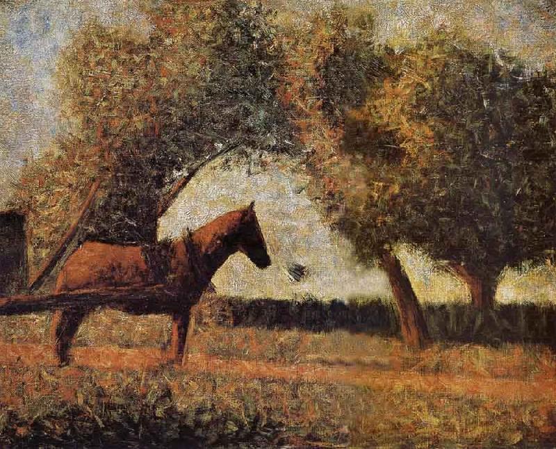 Georges Seurat The Harness Carriage china oil painting image